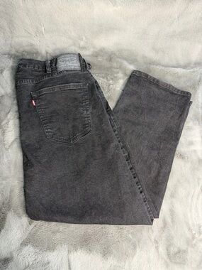 Levi’s 541 Black Jeans W40 L30 Athletic Fit Tapered Denim Vintage Wash